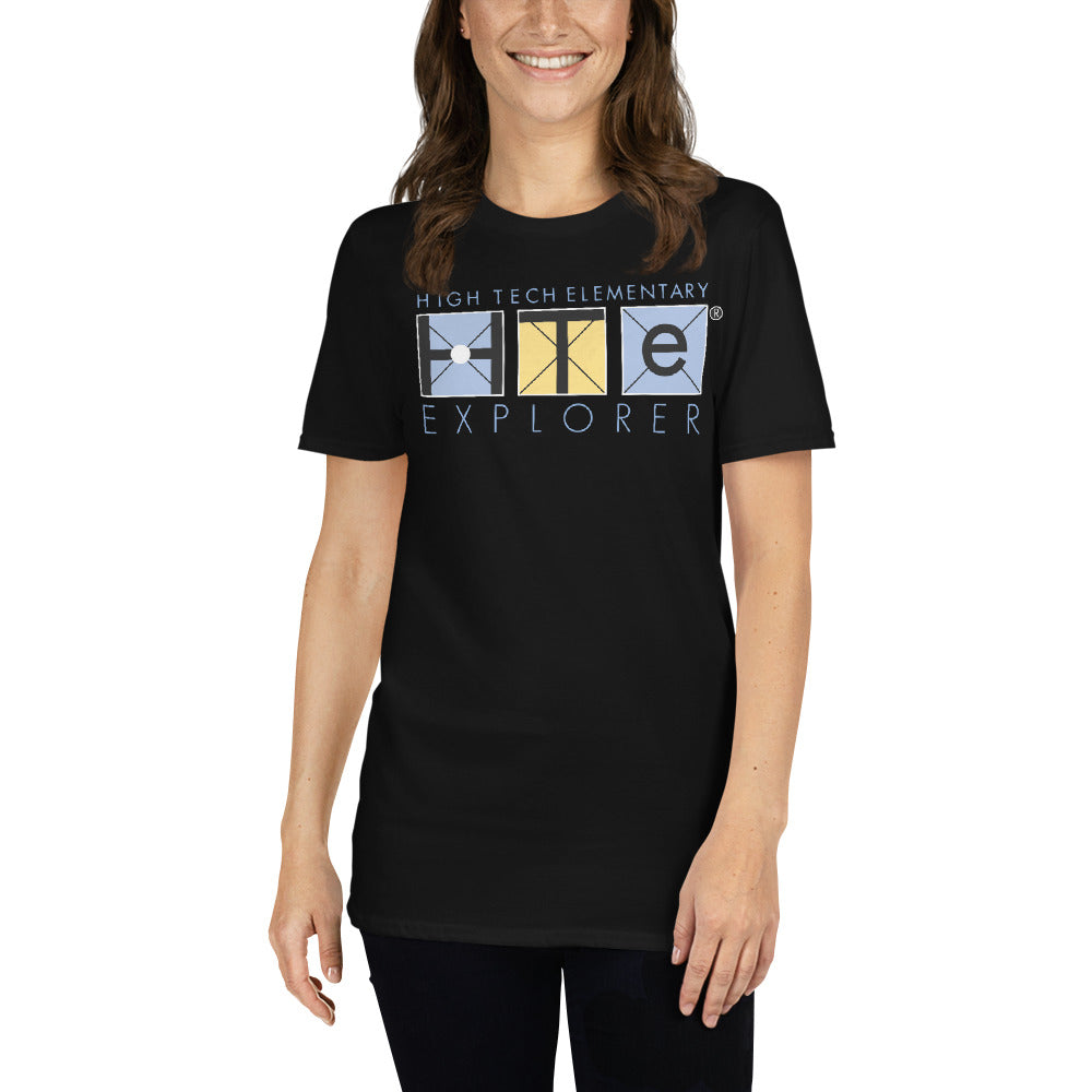 Adult Unisex T-Shirt, Blue Lettering