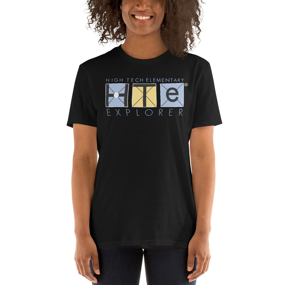 Adult Unisex T-Shirt, Blue Lettering