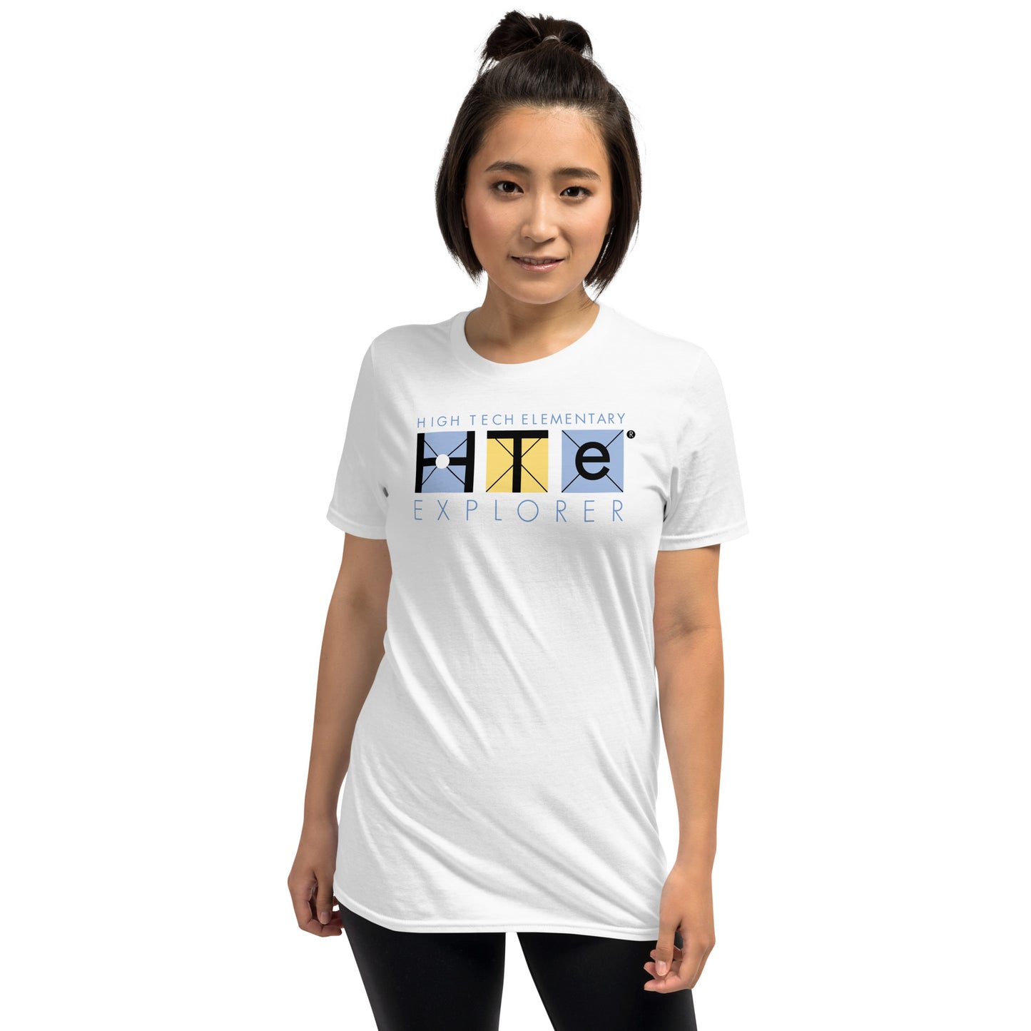 Adult Unisex T-Shirt, Blue Lettering