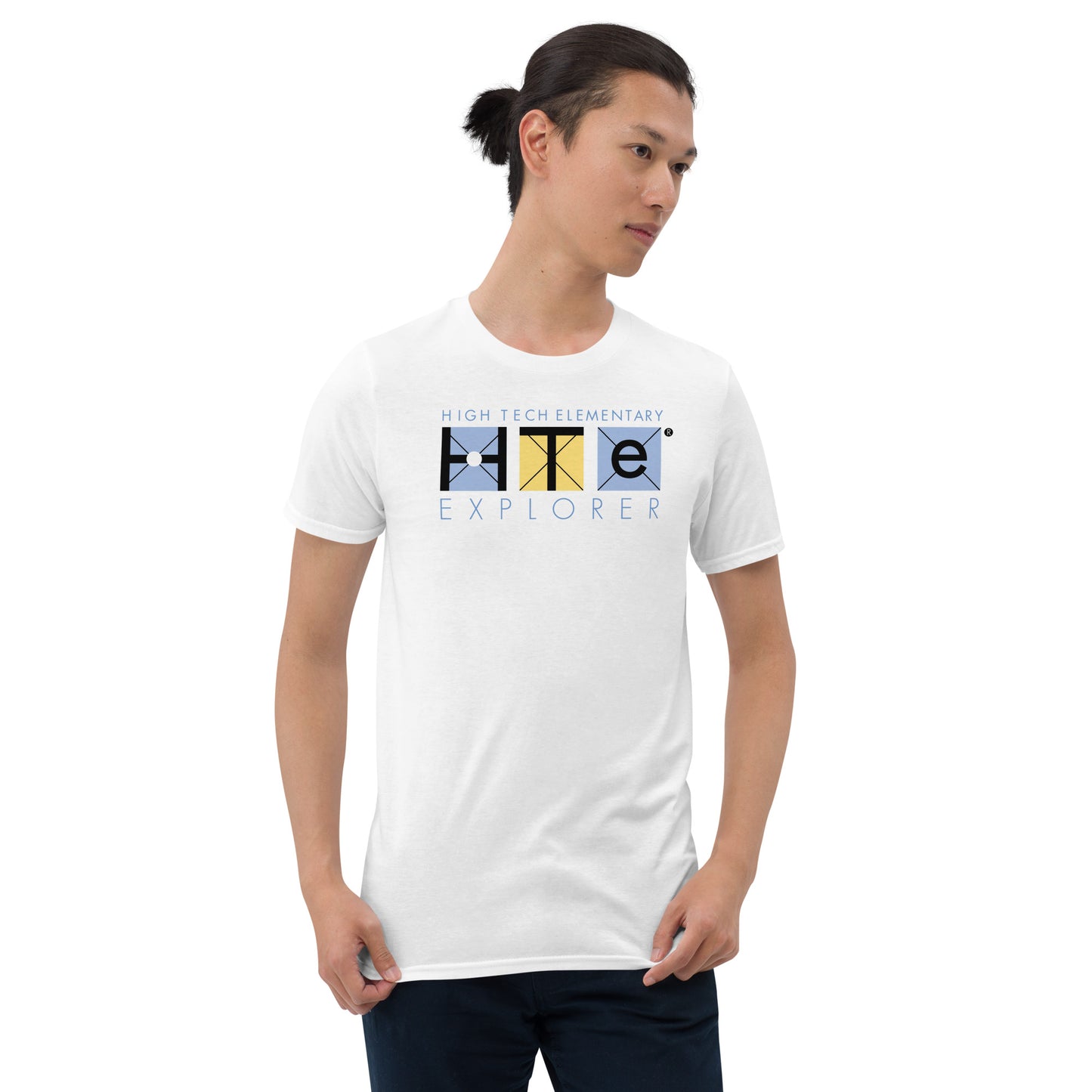 Adult Unisex T-Shirt, Blue Lettering