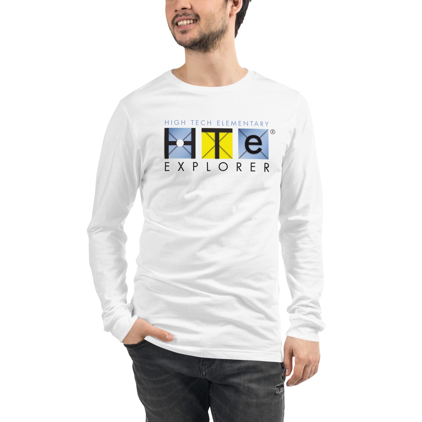 Adult Unisex Long Sleeve Tee, Mixed Lettering