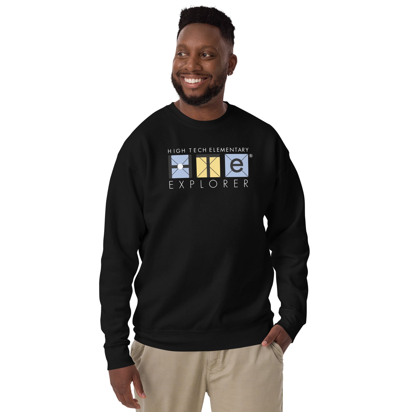 Adult Unisex Premium Sweatshirt, White Lettering