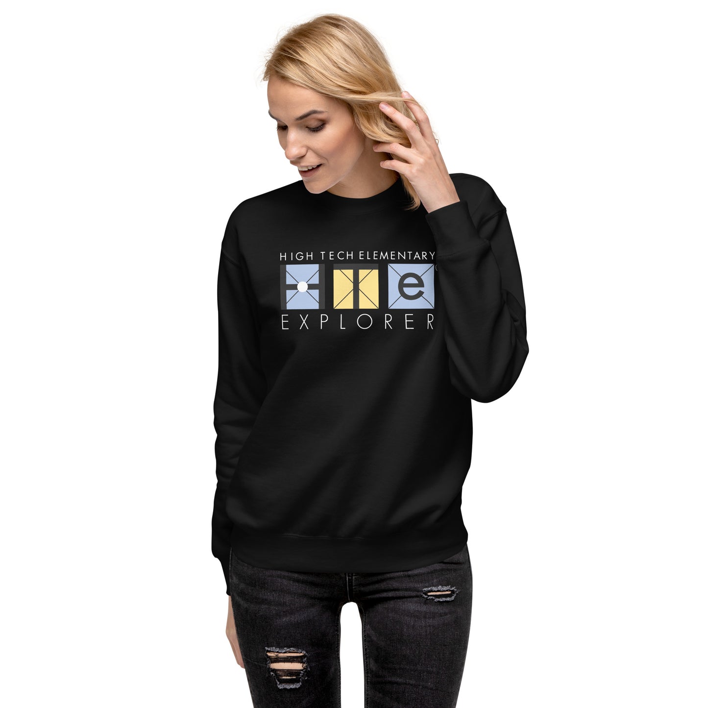 Adult Unisex Premium Sweatshirt, White Lettering